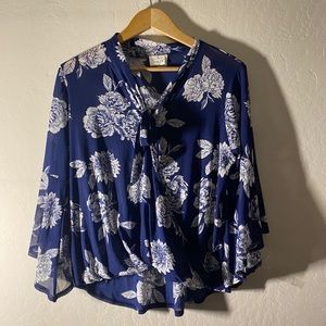 Ember floral blouse
